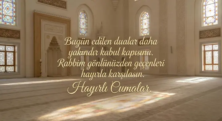 “Hayırlı Cumalar” Resimli Cuma Mesajları 1