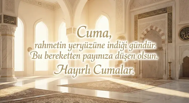 “Hayırlı Cumalar” Resimli Cuma Mesajları 5