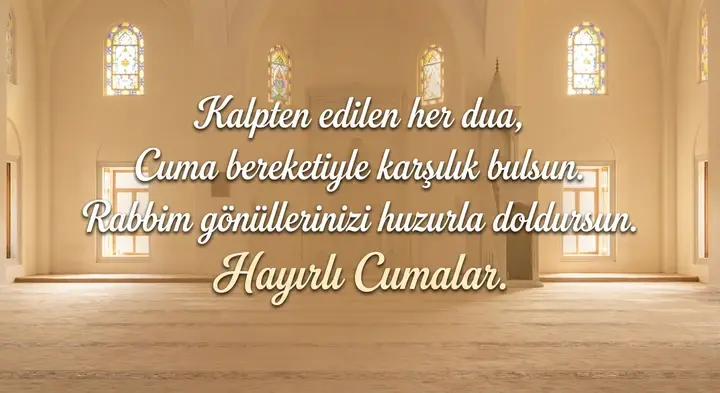 “Hayırlı Cumalar” Resimli Cuma Mesajları 7
